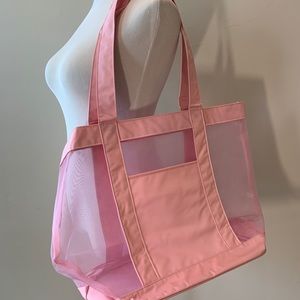 New Pink Beach tote Bag